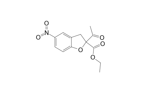 ETHYL-2-ACETYL-5-NITRO-2,3-DIHYDROBENZO-[B]-FURAN-2-CARBOXYLATE
