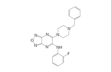 [1,2,5]oxadiazolo[3,4-b]pyrazin-5-amine, N-(2-fluorophenyl)-6-[4-(phenylmethyl)-1-piperazinyl]-