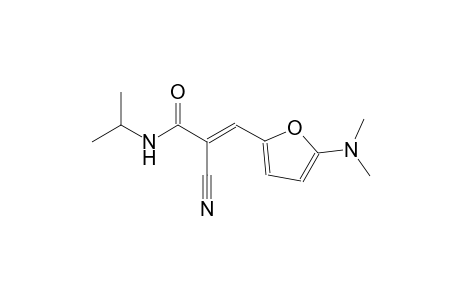 (2E)-2-cyano-3-[5-(dimethylamino)-2-furyl]-N-isopropyl-2-propenamide