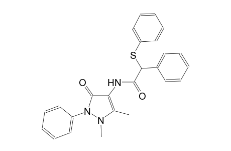 N-(1,5-dimethyl-3-oxo-2-phenyl-2,3-dihydro-1H-pyrazol-4-yl)-2-phenyl-2-(phenylsulfanyl)acetamide