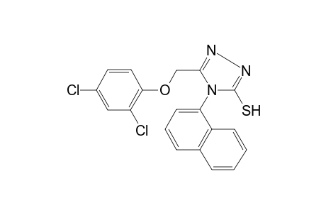 3-[(2,4-dichlorophenoxy)methyl]-4-(1-naphthalenyl)-1H-1,2,4-triazole-5-thione
