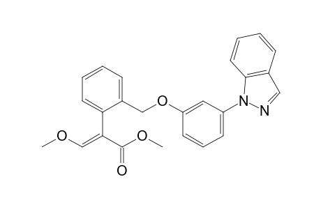 Methyl (E)-2-[2-[(3-indazol-1-ylphenoxy)methyl]phenyl]-3-methoxy-prop-2-enoate