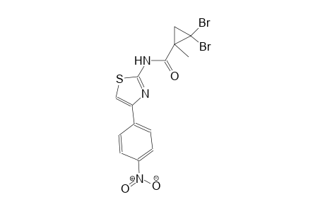 2,2-dibromo-1-methyl-N-[4-(4-nitrophenyl)-1,3-thiazol-2-yl]cyclopropanecarboxamide