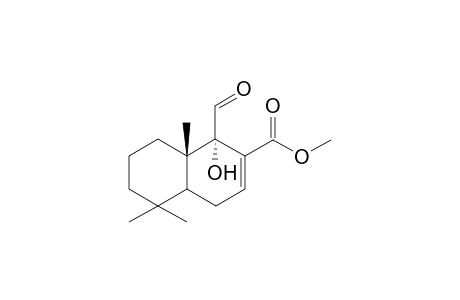 Methyl 9.alpha.-hydroxy-11-al-7-drimen-12-oate