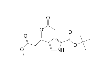 tert-Butyl 3-(2-methoxy-2-oxoethyl)-4-(3-methoxy-3-oxopropyl)-1H-pyrrole-2-carboxylate