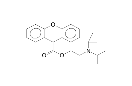 9H-Xanthene-9-carboxylic acid, 2-[bis(1-methylethyl)amino]ethyl ester