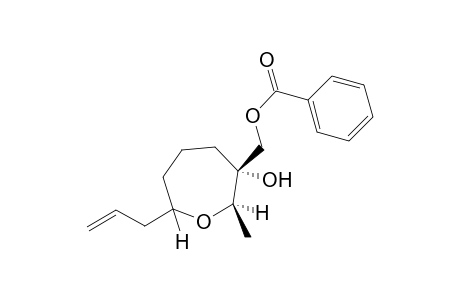(2R*,3R*,7S*)-3-Benzyloxymethyl-3-hydroxy-2-methyl-7-(2'-propenyl)oxepane