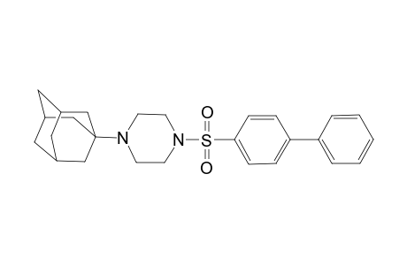 1-(1-adamantyl)-4-(4-phenylphenyl)sulfonyl-piperazine