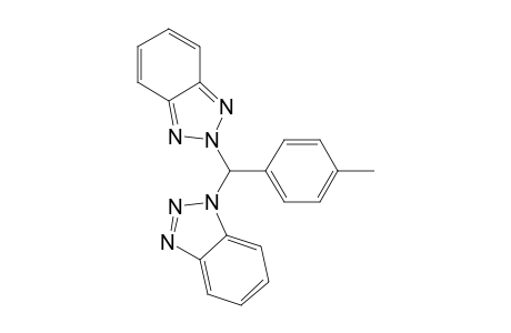 1H-Benzotriazole, 1-[2H-benzotriazol-2-yl(4-methylphenyl)methyl]-