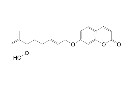 7-(6'-Hydroperoxy-3',7'-dimethyl-2',7'-dienyloxy)-coumarin