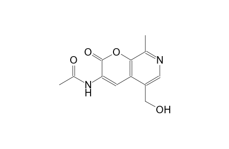 N-[5-(hydroxymethyl)-8-methyl-2-oxo-2H-pyrano[2,3-c]pyridin-3-yl]acetamide