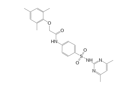 N-(4-{[(4,6-dimethyl-2-pyrimidinyl)amino]sulfonyl}phenyl)-2-(mesityloxy)acetamide