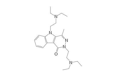 2,5-Bis-[2-(diethylamino)ethyl]-4-methyl-2,5-dihydro-1H-pyridazino[4,5-b]indol-1-one