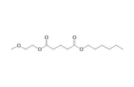 Glutaric acid, hexyl 2-methoxyethyl ester