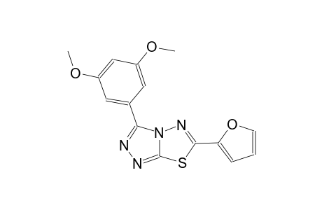3-(3,5-dimethoxyphenyl)-6-(2-furyl)[1,2,4]triazolo[3,4-b][1,3,4]thiadiazole