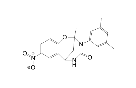 10-(3,5-dimethylphenyl)-9-methyl-4-nitro-8-oxa-10,12-diazatricyclo[7.3.1.0²,⁷]trideca-2,4,6-trien-11-one