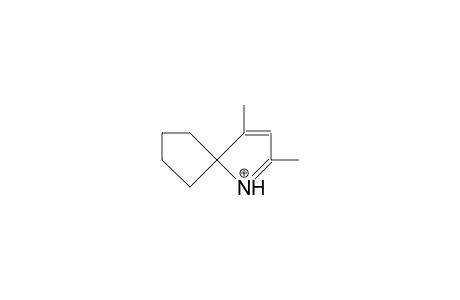 1,3-Dimethyl-4-aza-spiro(4.4)non-1,3-diene cation