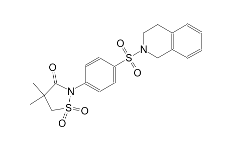 3-isothiazolidinone, 2-[4-[(3,4-dihydro-2(1H)-isoquinolinyl)sulfonyl]phenyl]-4,4-dimethyl-, 1,1-dioxide