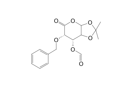 2,3-O-Isopropylideme-5-O-benzyl-D-.beta.-arabinopyranosuronic acid 5,1-lactone