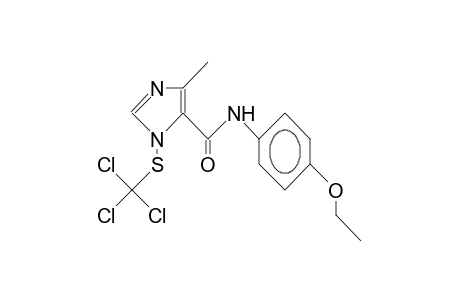 1-Trichloromethylthio-4-methyl-5-(4-ethoxy-anilinocarbonyl)-imidazole