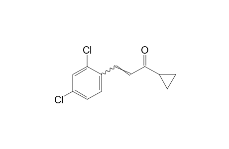 1-cyclopropyl-3-(2,4-dichlorophenyl)-2-propen-1-one