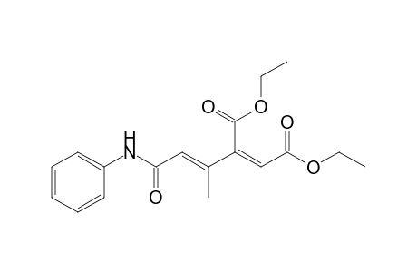 (Z)-2-[(E)-3-anilino-3-keto-1-methyl-prop-1-enyl]but-2-enedioic acid diethyl ester