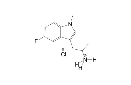 1H-indole-3-ethanaminium, 5-fluoro-alpha,1-dimethyl-, chloride