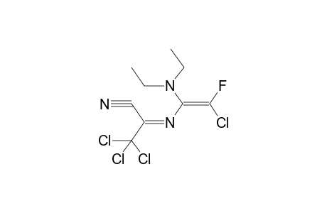 1,1,1,5-TETRACHLORO-5-FLUORO-2-CYANO-4-DIETHYLAMINO-3-AZA-2,4-PENTADIENE