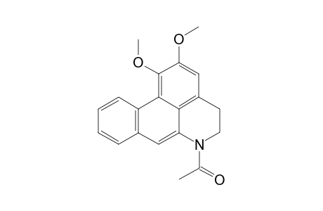 6-Acetyl-5,6-dihydro-1,2-dimethoxy-4H-dibenzo{de,g]quinoline(N-Acetyl-6a,7-dehydronornuciferine)