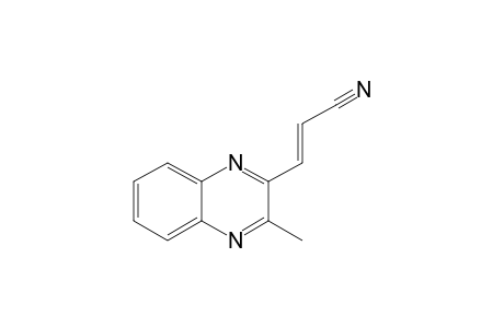 (E)-3-(3'-Methyl-quinoxalin-2'-yl)-prop-2-ene-nitrile