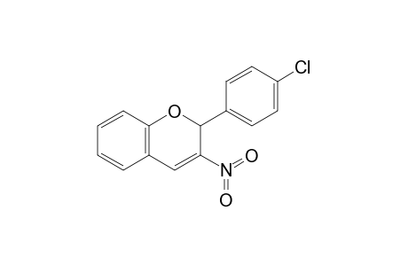 2-(4-Chlorophenyl)-3-nitro-2H-1-benzopyran