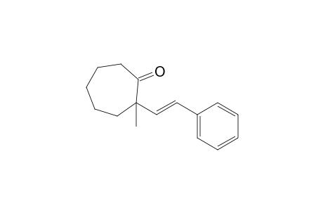 2-Methyl-2-(2-phenylvinyl)cycloheptanone
