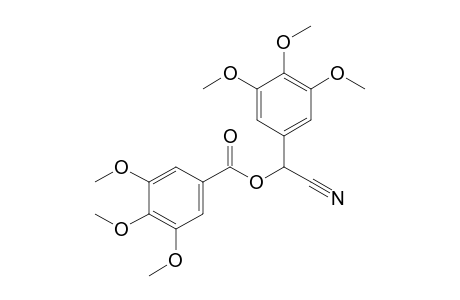 3,4,5-Trimethoxybenzoic acid cyano(3,4,5-trimethoxyphenyl)methyl ester