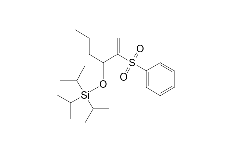 2-(Phenylsulfonyl)hex-1-en-3-yl triisopropylsilyl ether