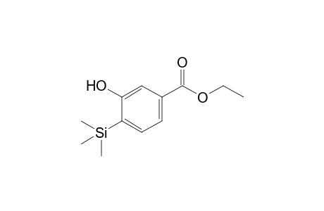 3-Hydroxy-4-trimethylsilyl-benzoic acid ethyl ester