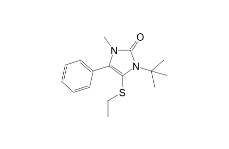 3-tert-Butyl-4-(ethylthio)-2,3-dihydro-1-methyl-5-phenyl-2-imidazolone