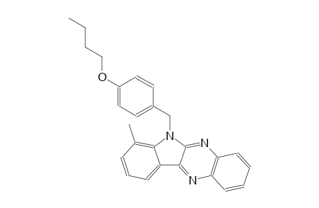 butyl 4-[(7-methyl-6H-indolo[2,3-b]quinoxalin-6-yl)methyl]phenyl ether