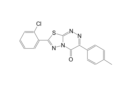 4H-[1,3,4]thiadiazolo[2,3-c][1,2,4]triazin-4-one, 7-(2-chlorophenyl)-3-(4-methylphenyl)-