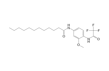 Dodecanamide, N-[3-methoxy-4-[(2,2,2-trifluoroacetyl)amino]phenyl]-
