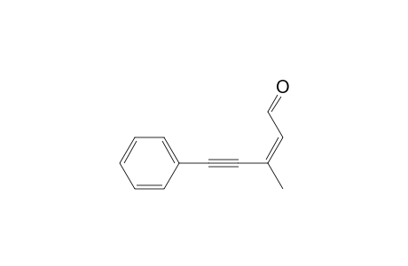 (Z)-3-methyl-5-phenylpent-2-en-4-ynal
