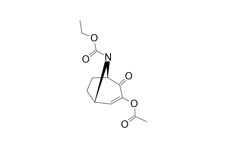 (1R,5S)-3-acetoxy-2-keto-8-azabicyclo[3.2.1]oct-3-ene-8-carboxylic acid ethyl ester
