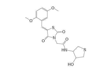 3-thiazolidineacetamide, 5-[(2,5-dimethoxyphenyl)methylene]-2,4-dioxo-N-[(3S,4R)-tetrahydro-4-hydroxythienyl]-, (5Z)-