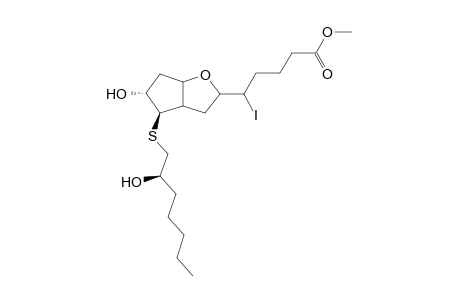 5-Iodo-5,6,13,14-tetrahydro-15-epi-13-thiaprostacyclin - Methyl Ester
