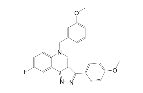 5H-pyrazolo[4,3-c]quinoline, 8-fluoro-3-(4-methoxyphenyl)-5-[(3-methoxyphenyl)methyl]-