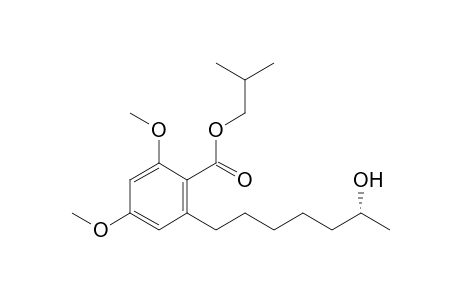 Isobutyl (R)-2,4-Dimethoxy-6-(6-hydroxyheptyl)benzoate