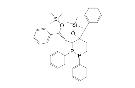 1,2,3,4-TETRAHYDRO-1,2,4-TRIPHENYL-3-[2-PHENYL-2-(TRIMETHYLSILYLOXY)-ETHENYL]-4-(TRIMETHYLSILYLOXY)-1,2-DIPHOSPHININE