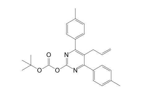 5-Allyl-2-tert-butyloxycarbonyloxy-4,6-bis(4-tolyl)pyrimidine