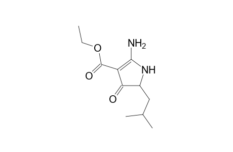 2-Amino-3-(ethoxycarbonyl)-5-isobutylpyrrolin-4-one