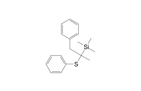 Silane, trimethyl[1-methyl-2-phenyl-1-(phenylthio)ethyl]-