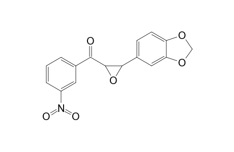 1-[3',4'-(Methylenedioxy)phenyl]-3-(p-nitrophenyl)-1,2-epoxypropan-3-one